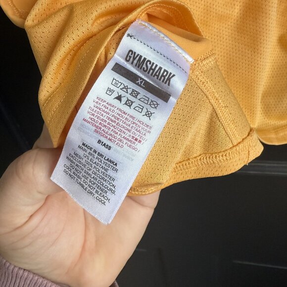 Gymshark Pulse Crop Tank Apricot Orange Training Activewear Size X-Large - Picture 10 of 10